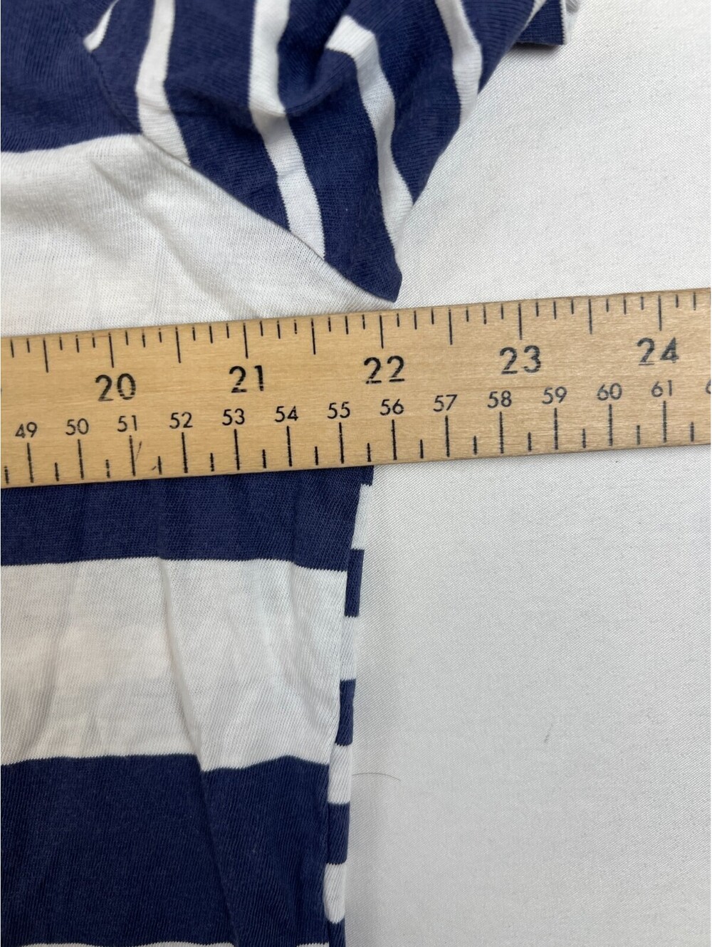 Polo Ralph Lauren Men Size M Blue White Striped Pocket T-Shirt Classic Fit - Picture 11 of 11